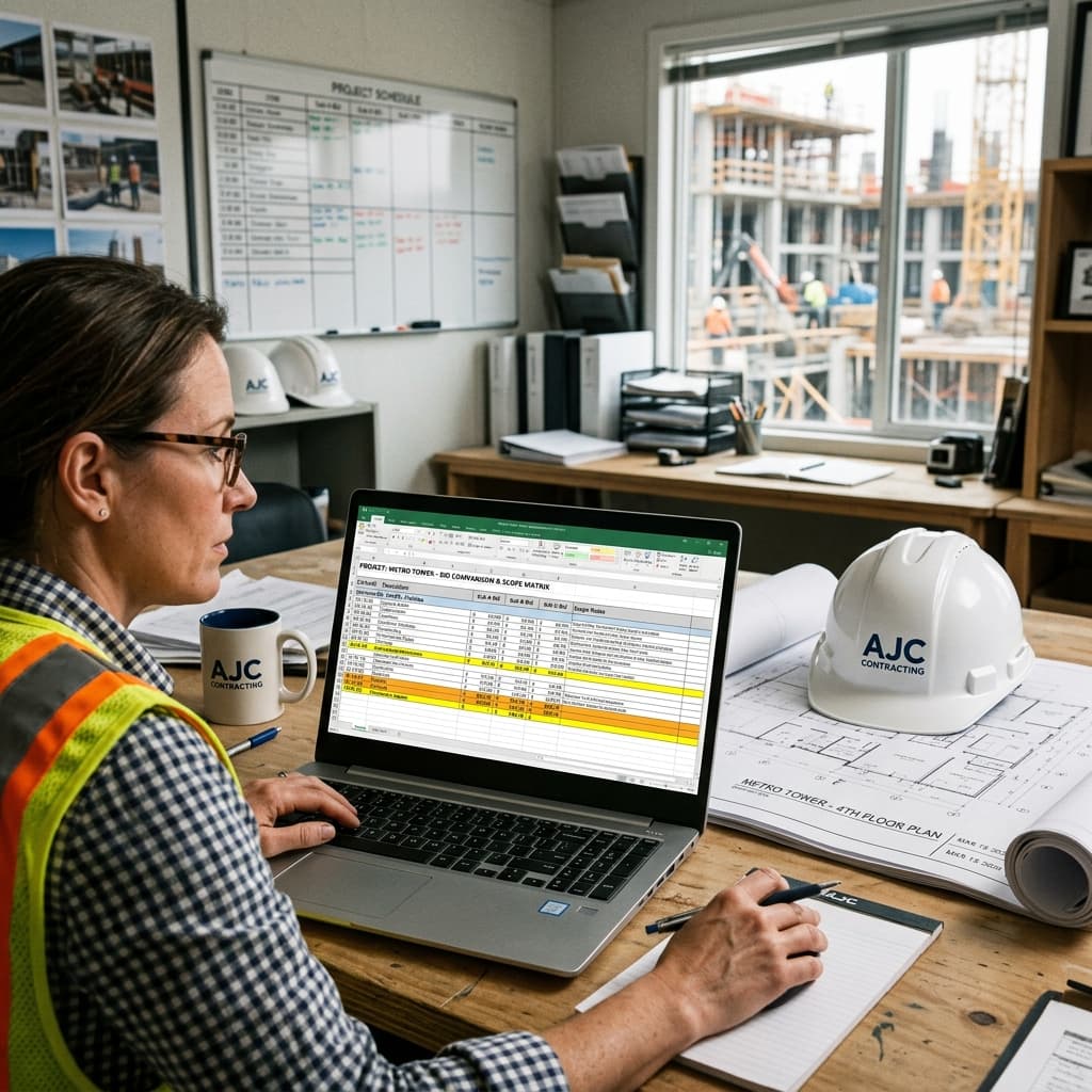 The Psychology of Bid Leveling & Subcontractor Scopes