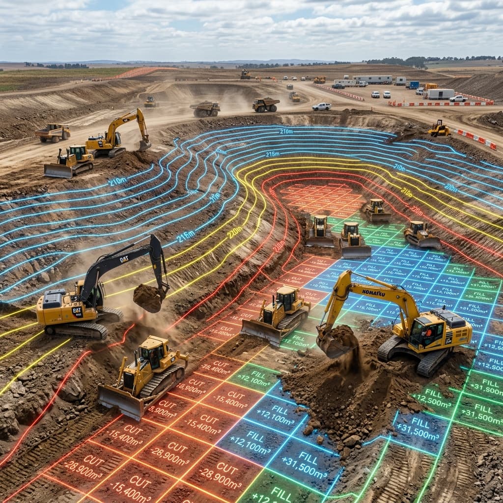 Mastering 3D Earthwork Cut and Fill Volume Calculations