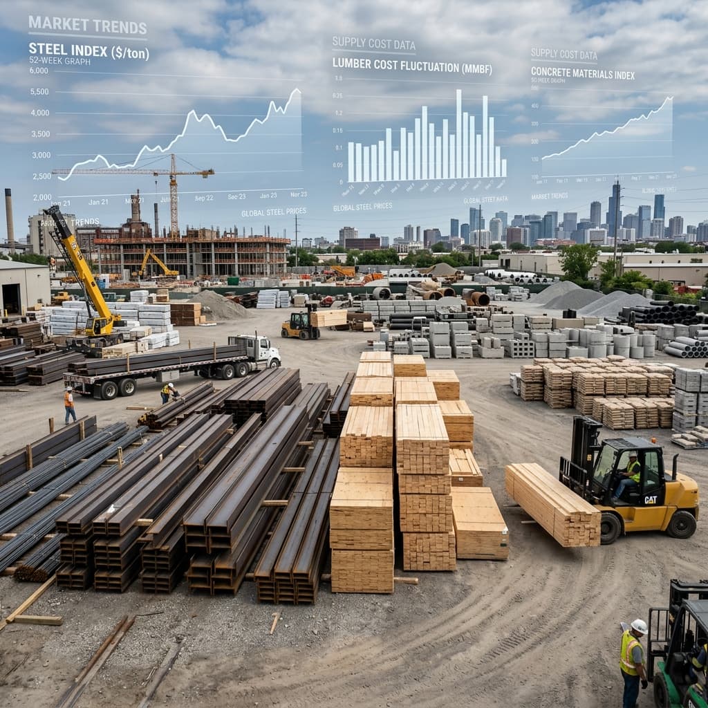 Navigating Material Price Volatility in Commercial Bidding